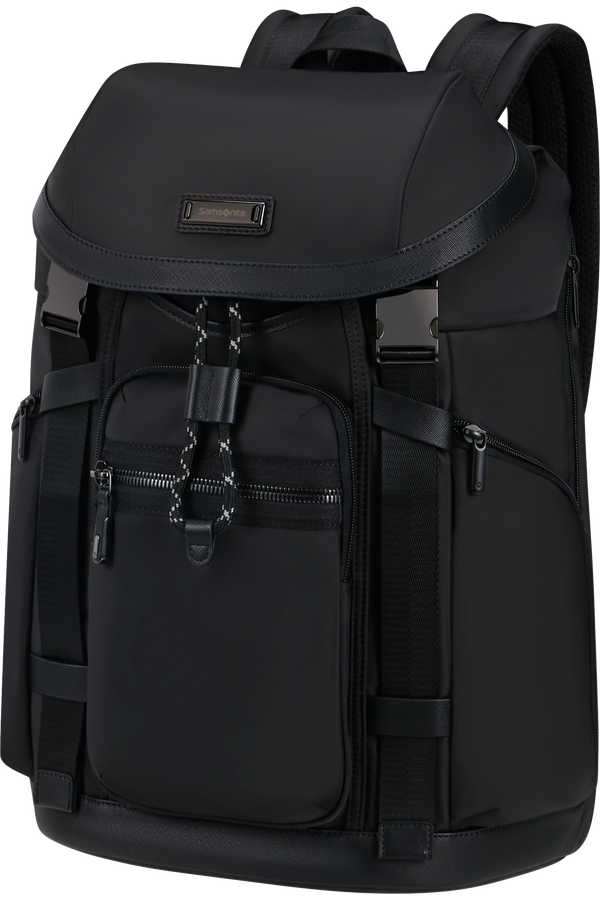 Samsonite Relyon Backpack M 15.6'' with flap  Svart