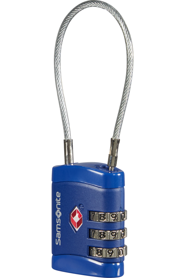 Samsonite Global Ta Cablelock 3 dial TSA Midnattsblå