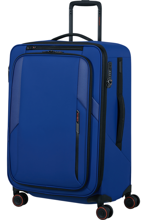 Samsonite Glazed Spinner Expandable 67cm  Elektrisk bl&aring;