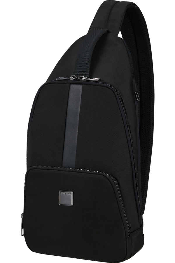 Samsonite Sacksquare Sling Bag M  Svart Samsonite Sacksquare Sling Bag M  Svart
