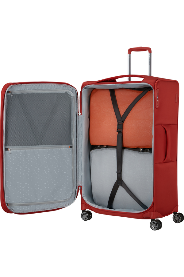Samsonite Re-Lite Spinner Expandable 78cm  Valmuerød