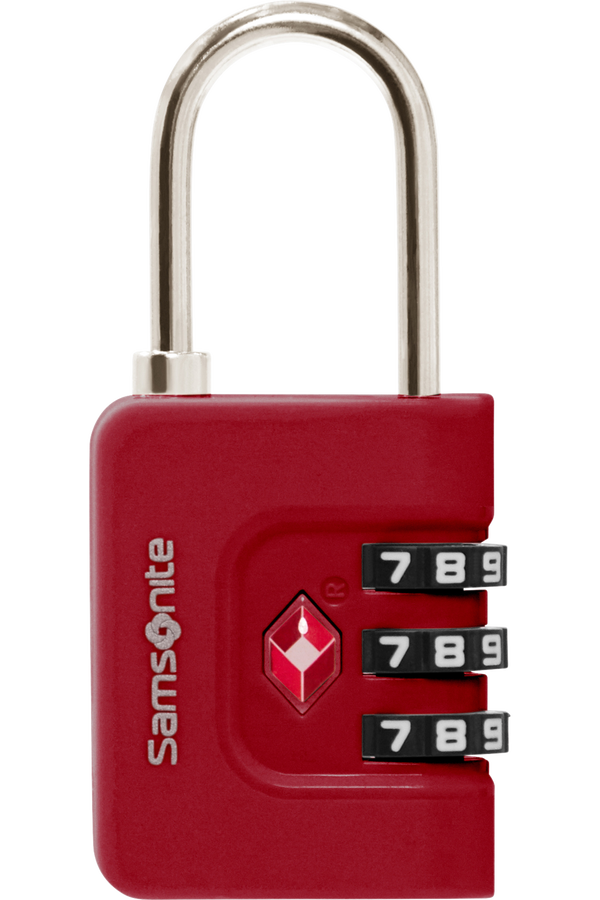 Samsonite Ta Revolution Combilock 3 dial TSA  R&oslash;d