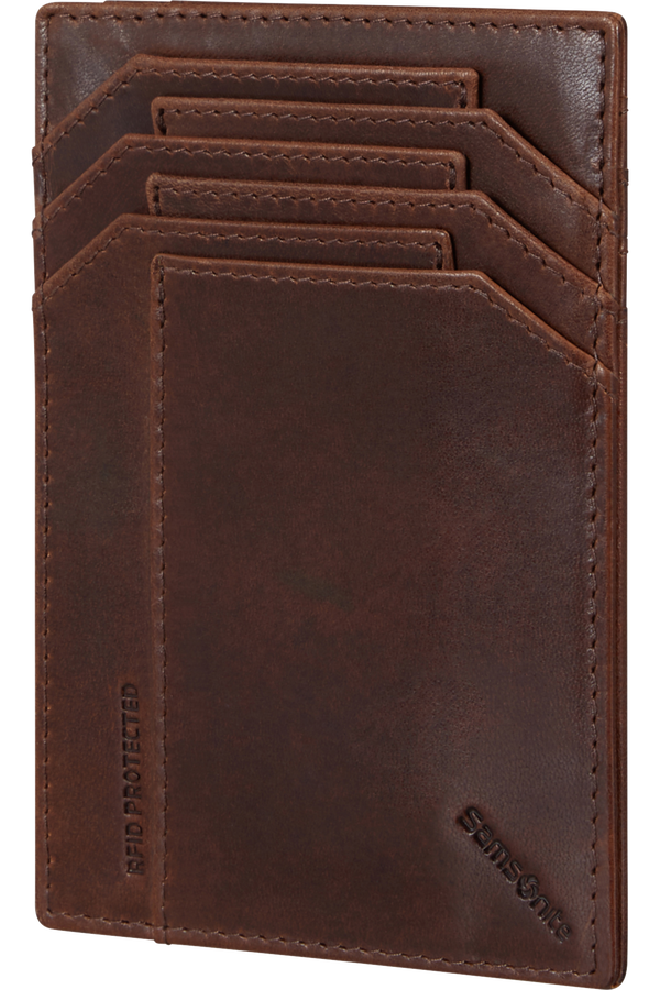 Samsonite Veggy Slg 733 - ALL IN ONE WALLET S  Mørkebrun
