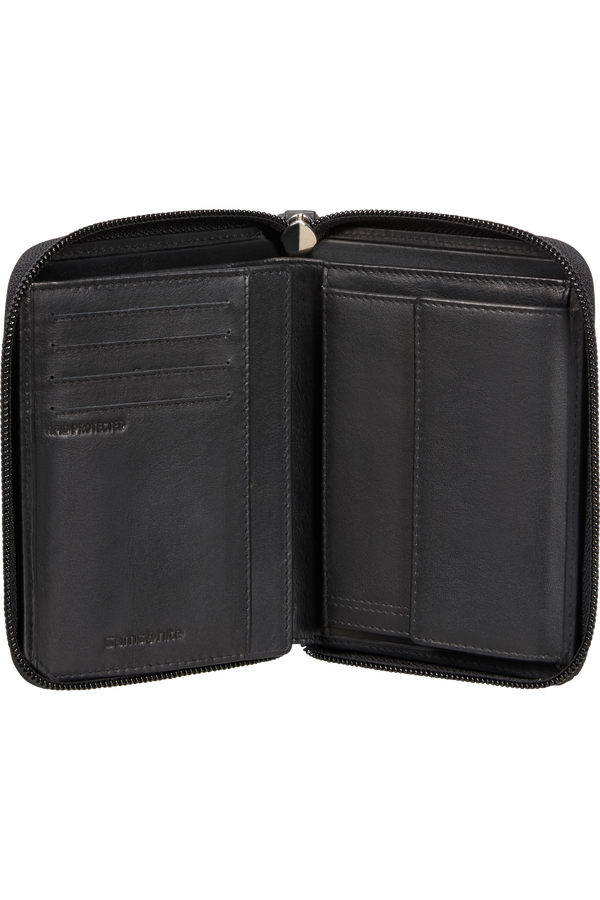 Samsonite Attack 2 Slg 323 - W ZIP AR+8CC+HFL+C  Svart Samsonite Attack 2 Slg 323 - W ZIP AR+8CC+HFL+C  Svart