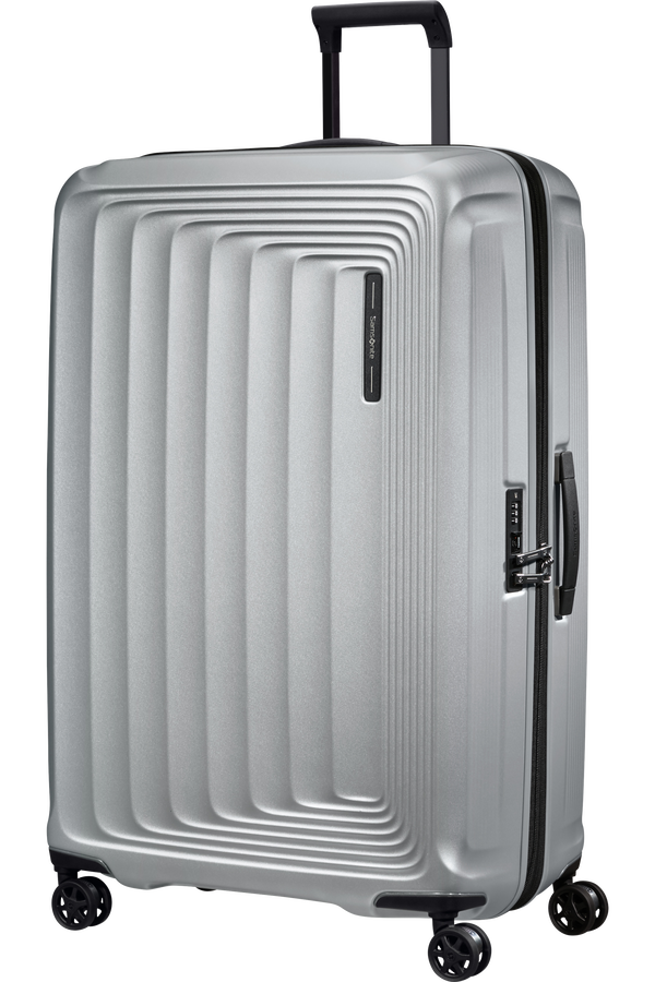 Samsonite Nuon Spinner Expandable 81cm  Matt sølv