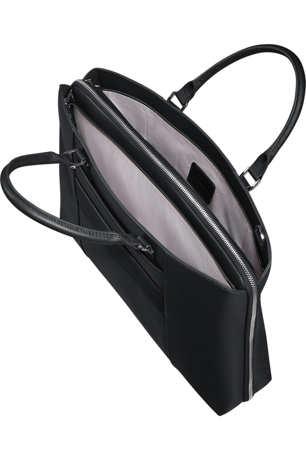 Image Biz Leather PC-veske 15.6" | Samsonite Image Biz Leather Briefcase 15.6'  Svart