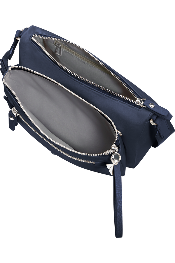 Samsonite Karissa Evo Shoulder Bag + Pouch  Blue Nights Samsonite Karissa Evo Shoulder Bag + Pouch  Blue Nights