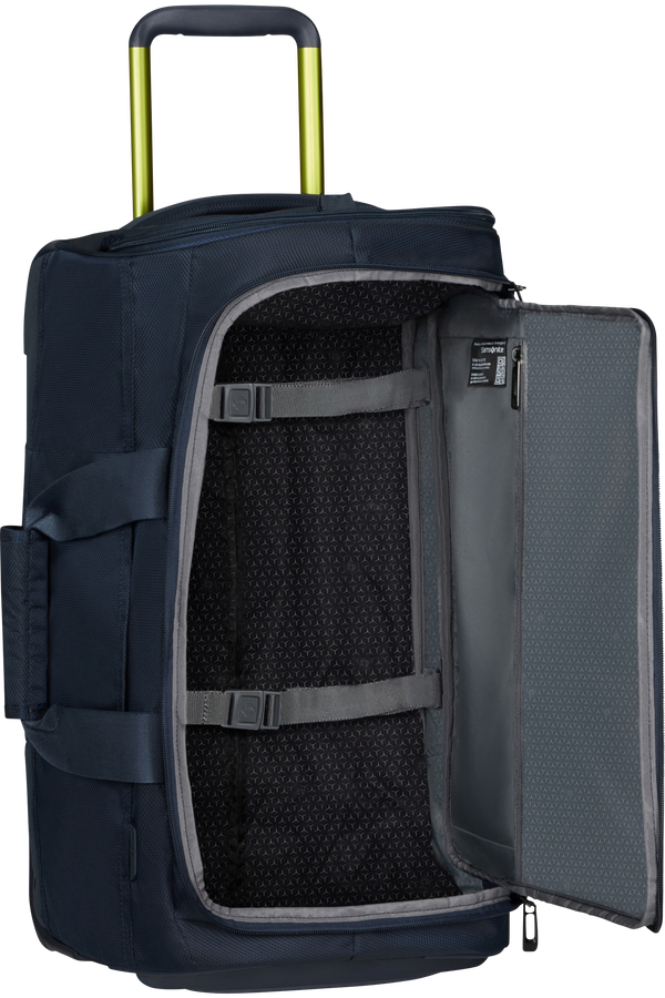 Samsonite Respark Duffle with wheels 55cm  Midnight Blue/Lime