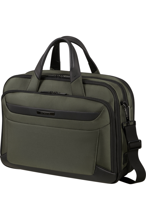 Samsonite Pro-Dlx 6 Bailhandle Expandable 15.6'  Grønn