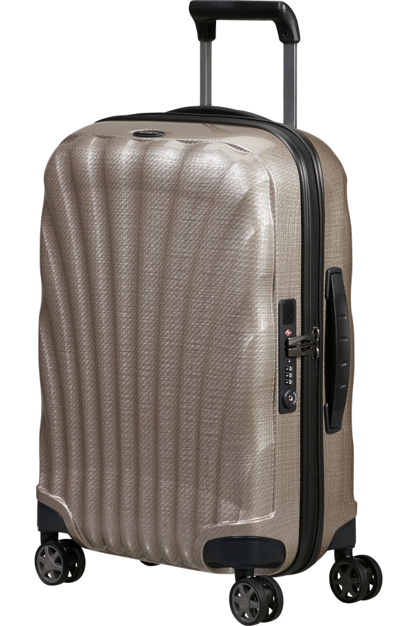 Samsonite C-Lite Spinner Expandable 55cm  Elfenbengull