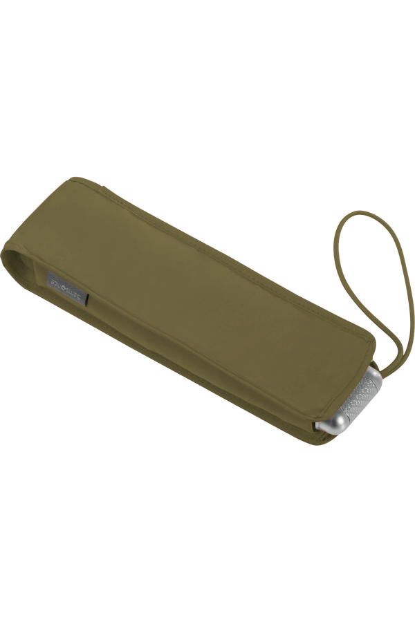 Samsonite Alu Drop S 3 Sect. Manual Flat  M&oslash;rk oliven