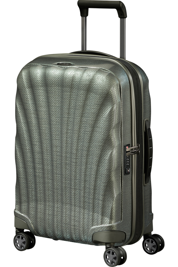 Samsonite C-Lite Spinner Expandable 55cm  Gr&oslash;nn metallic