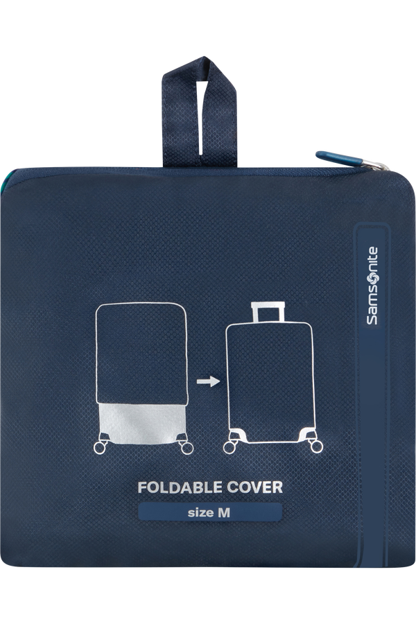 Samsonite Ta Revolution Foldable Luggage Cover M  Midnattsblå