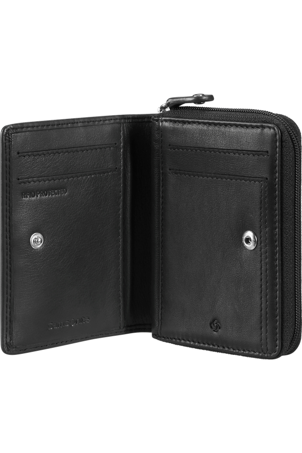 Samsonite Attack 2 Slg 739 - 8CC + 2 GUSS ZIP  Svart