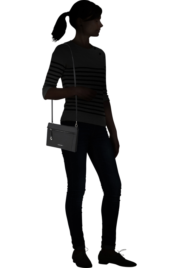 Samsonite Move Journey Mini Shoulder Bag 2 Compartments  Svart