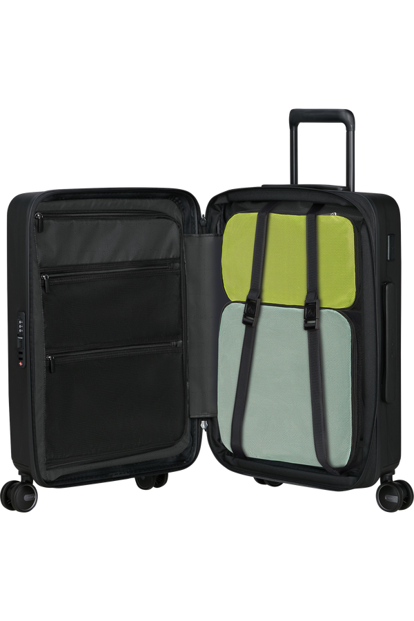 Samsonite Restackd Spinner Expandable Easy Access 55cm  Svart