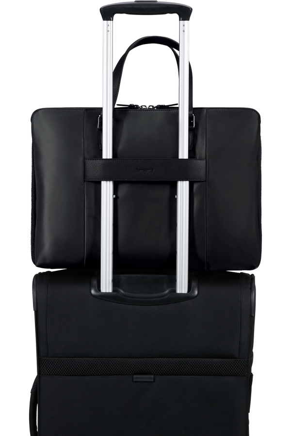 Samsonite Karissa Evo Slim Bailhandle 15.6'  Svart