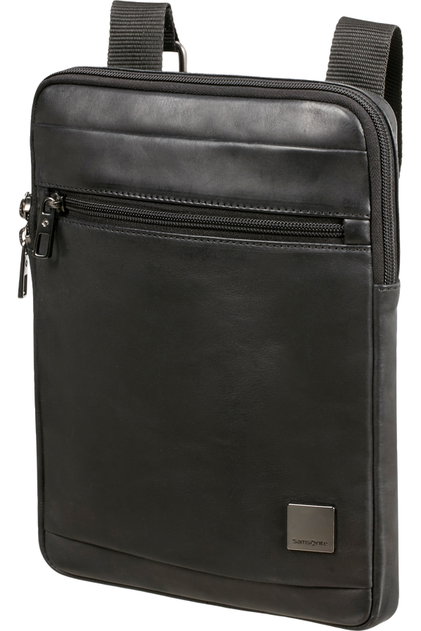 Samsonite Hip-Square Lth Flat Tabl.Cr.Over L 9.7inch Svart Samsonite Hip-Square Lth Flat Tabl.Cr.Over L 9.7inch Svart