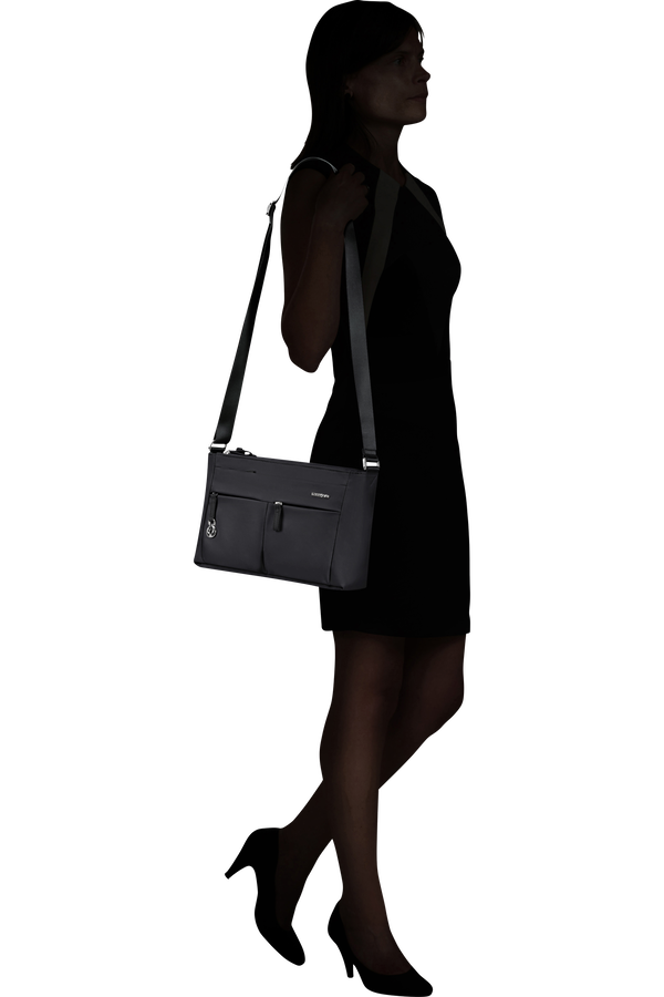 Samsonite Move 5.0 Horiz. Shoulder Bag + Flap  Svart Samsonite Move 5.0 Horiz. Shoulder Bag + Flap  Svart