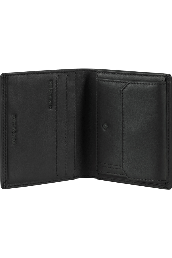 Samsonite Attack 2 Slg 124 - WAL S 3/2CC+COIN+C  Svart