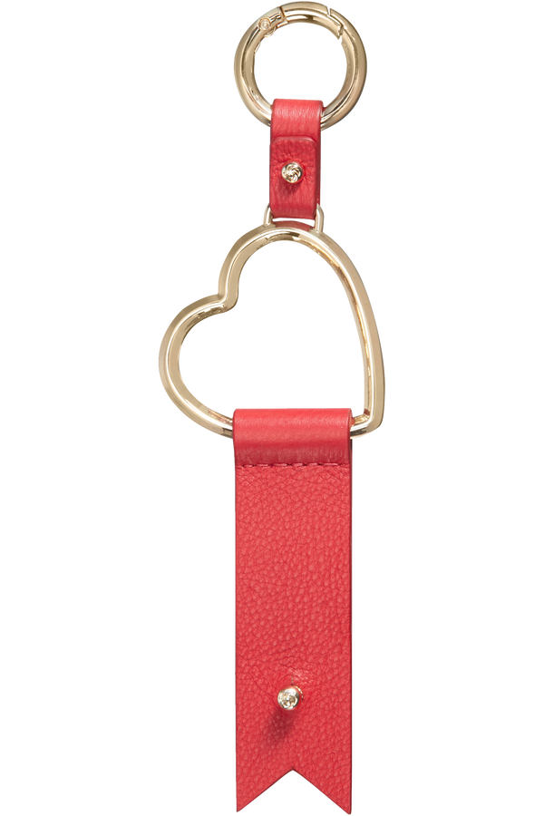 Samsonite Lady Charmy Heart Key Ring Rød Samsonite Lady Charmy Heart Key Ring Rød