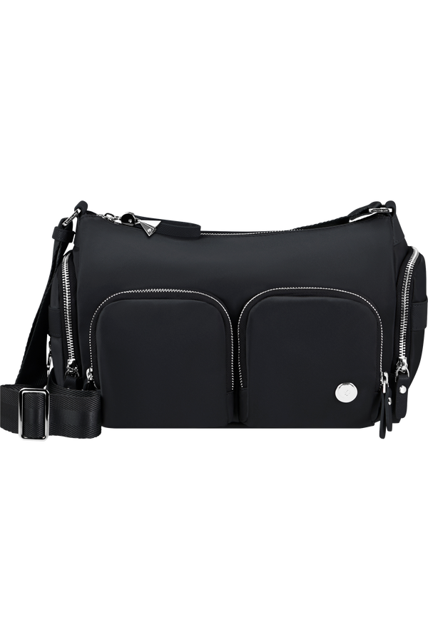 Samsonite Karissa Evo Shoulder Bag Multi Pkt  Svart