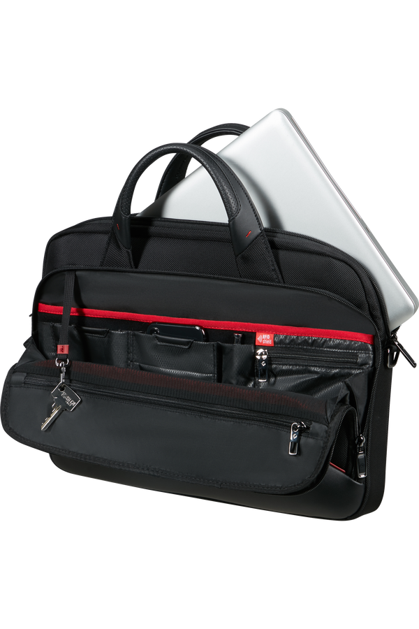 Samsonite Pro-DLX 6 Slim Briefcase 15.6'  Svart