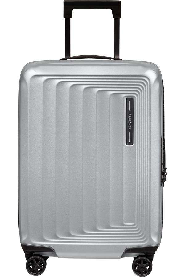 Samsonite Nuon Spinner Expandable 55cm  Matt sølv