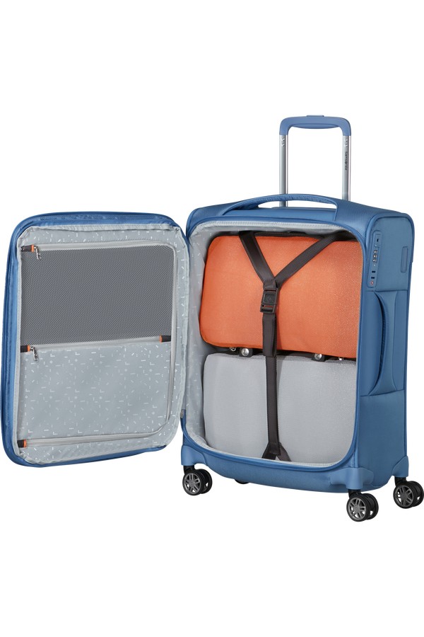 Samsonite Re-Lite Spinner Expandable 55cm  Capri Blue