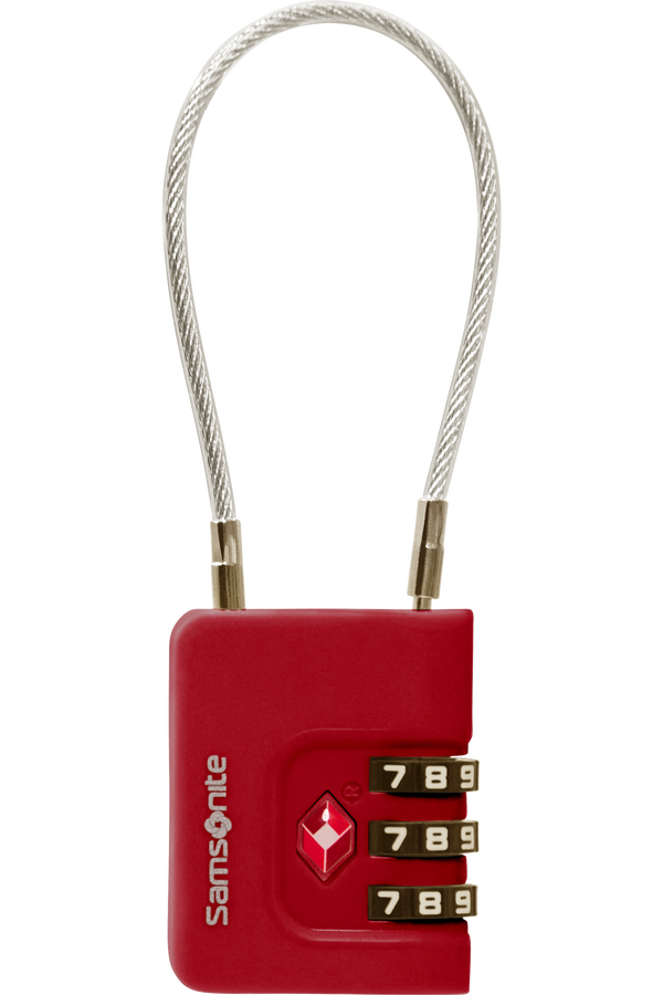Samsonite Ta Revolution Cablelock 3 dial TSA  R&oslash;d