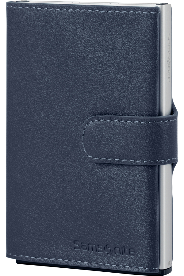 Samsonite Alu Fit 202 - Slide-up Wallet  Blå