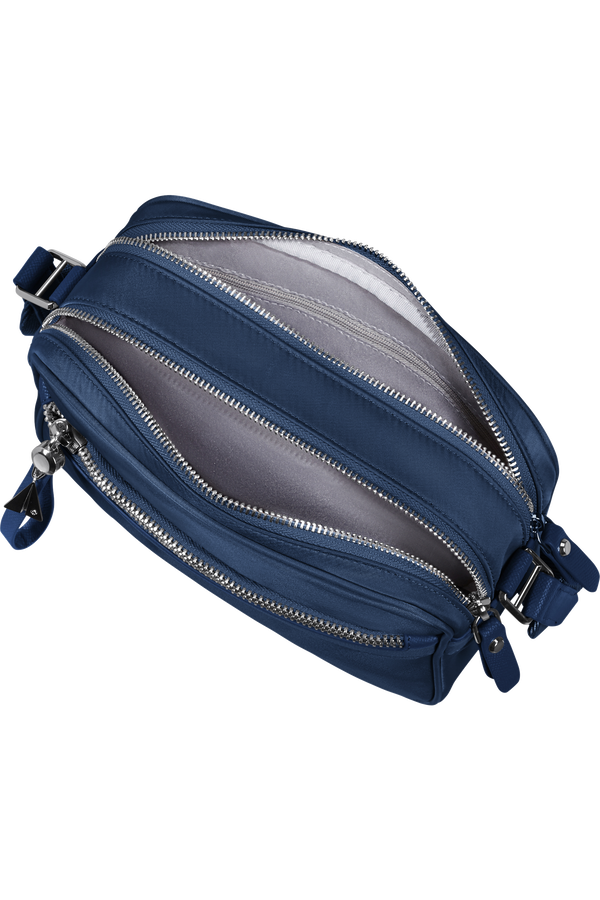 Samsonite Karissa Evo Shoulder Bag 2 Comp  Blue Nights Samsonite Karissa Evo Shoulder Bag 2 Comp  Blue Nights