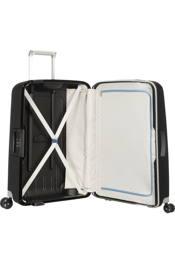 Samsonite S'Cure Spinner 75cm Black Samsonite S'Cure Spinner 75cm Black