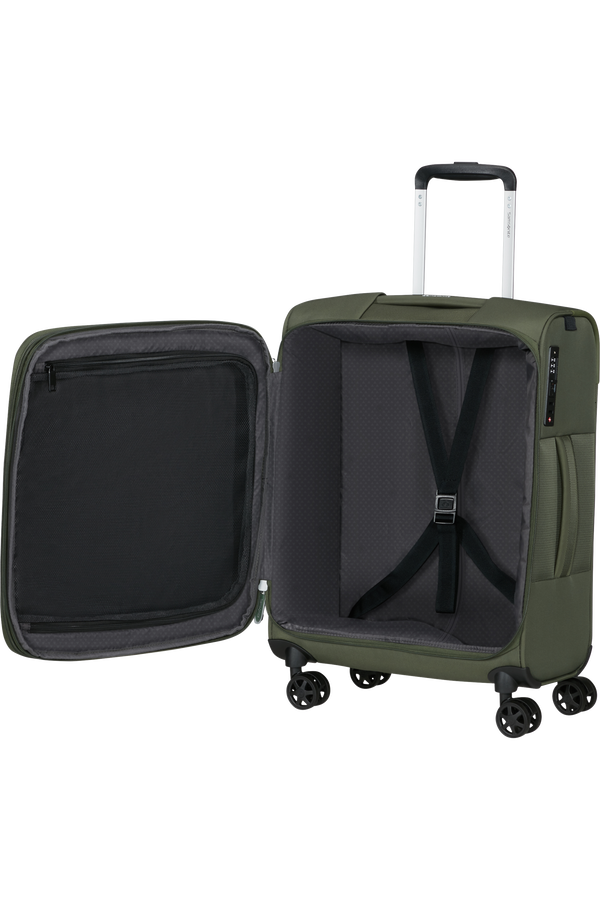 Samsonite GoTwist Spinner Exp 55cm  Gr&oslash;nn