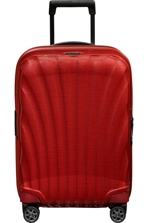 Samsonite C-Lite Spinner Expandable 55cm  Chilirød