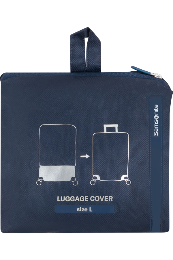 Samsonite Ta Revolution Foldable Luggage Cover L  Midnattsbl&aring;