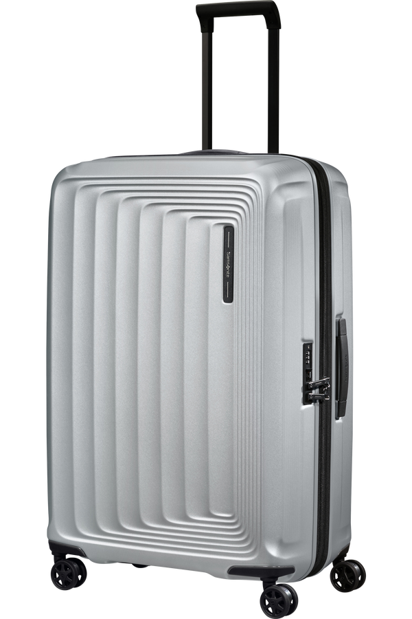 Samsonite Nuon Spinner Expandable 75cm  Matt sølv