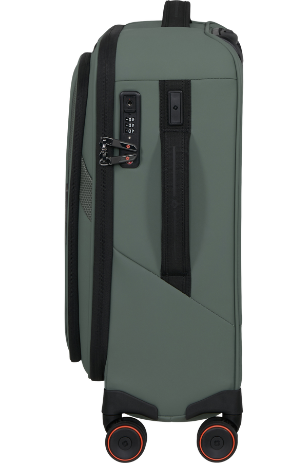 Samsonite Glazed Spinner Expandable 55cm  Salviegr&oslash;nn