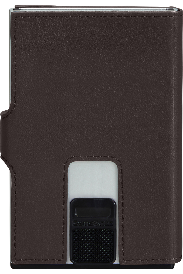 Samsonite Alu Fit 202 - Slide-up Wallet  Mørkebrun Samsonite Alu Fit 202 - Slide-up Wallet  Mørkebrun