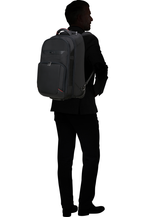 Samsonite Pro-DLX 6 Laptop Backpack with Wheels  17.3inch Svart Samsonite Pro-DLX 6 Laptop Backpack with Wheels  17.3inch Svart