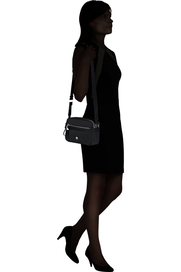 Samsonite Karissa Evo Shoulder Bag 2 Comp  Svart Samsonite Karissa Evo Shoulder Bag 2 Comp  Svart