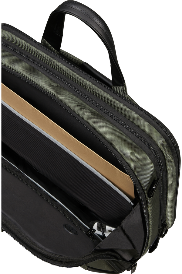 Samsonite Pro-Dlx 6 Bailhandle Expandable 15.6'  Grønn