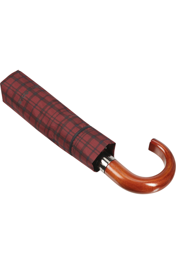 Samsonite Wood Classic S 3 Sect. Auto O/C Crook  Bordeaux Scottish Samsonite Wood Classic S 3 Sect. Auto O/C Crook  Bordeaux Scottish