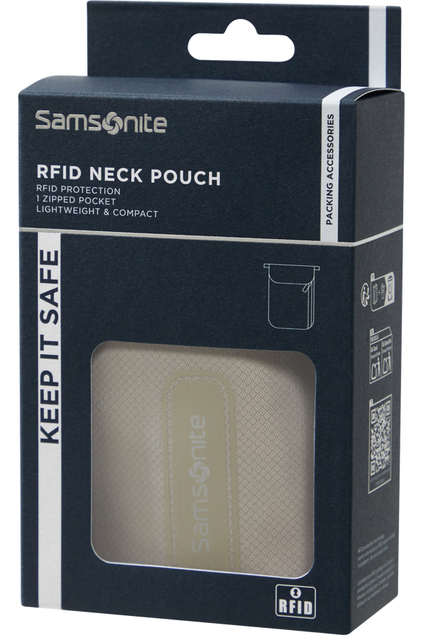 Samsonite Ta Revolution RFID Neck Pouch  Form&oslash;rkelsesgr&aring;