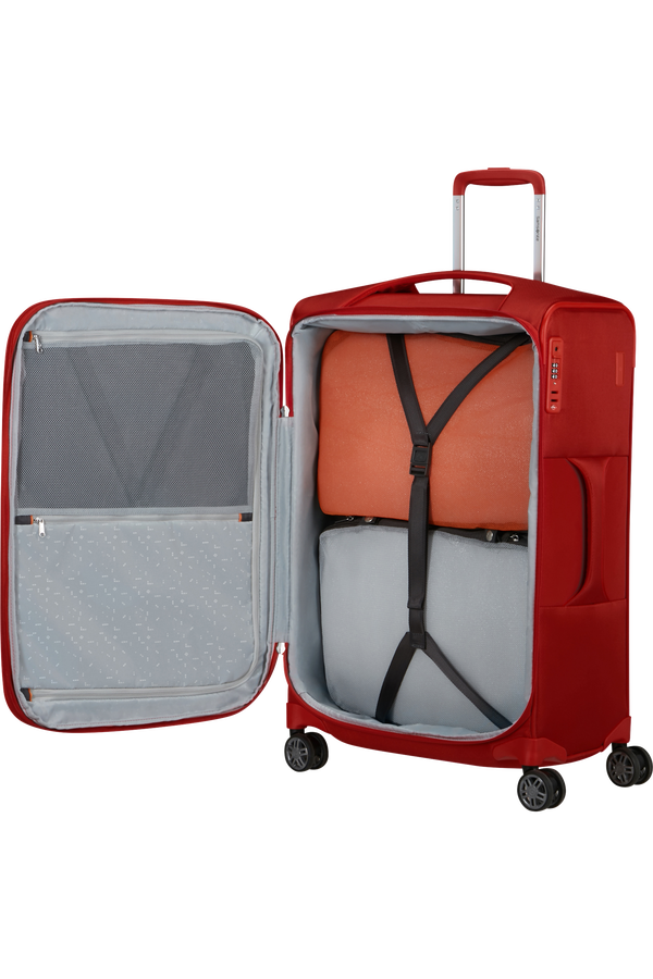 Samsonite Re-Lite Spinner Expandable 67cm  Valmuerød