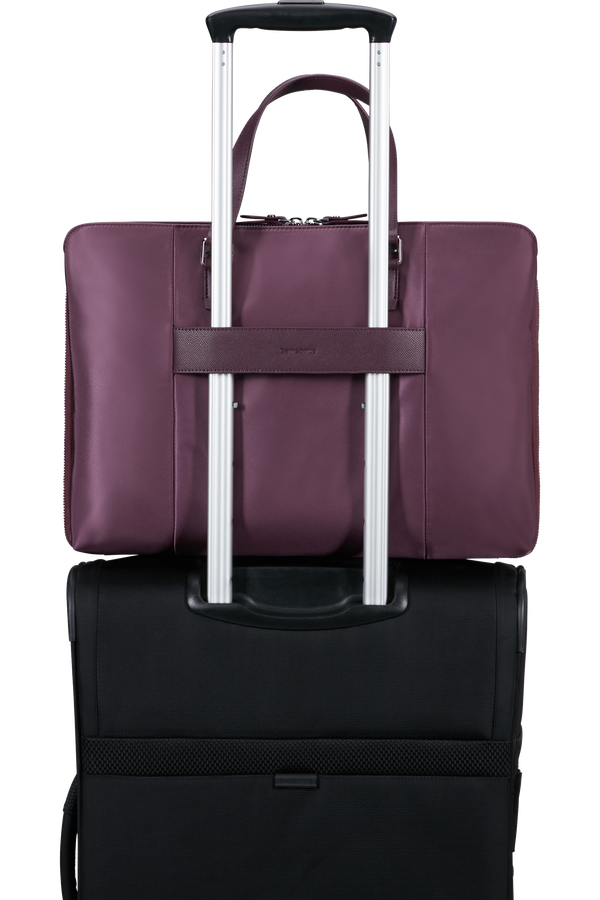 Samsonite Karissa Evo Slim Bailhandle 15.6'  Burgunder