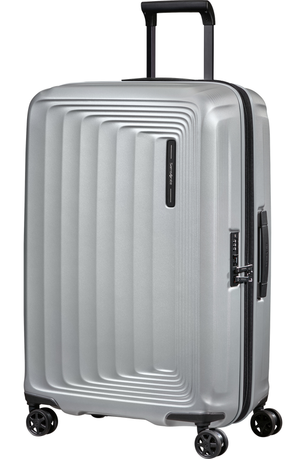 Samsonite Nuon Spinner Expandable 69cm  Matt sølv