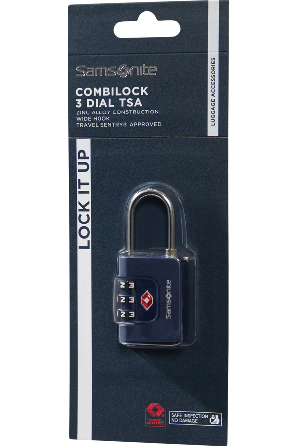 Samsonite Ta Revolution Combilock 3 dial TSA  Midnattsblå