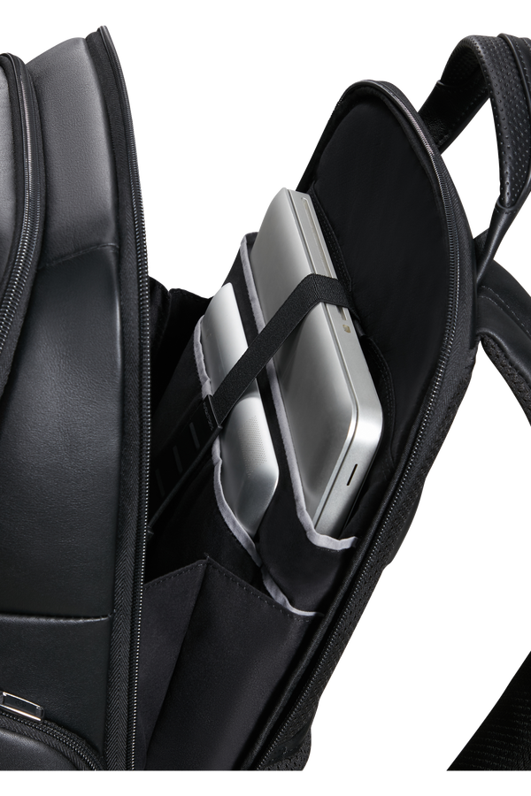 Samsonite Pro-Dlx 6 Leather Backpack 15.6'  Svart Samsonite Pro-Dlx 6 Leather Backpack 15.6'  Svart