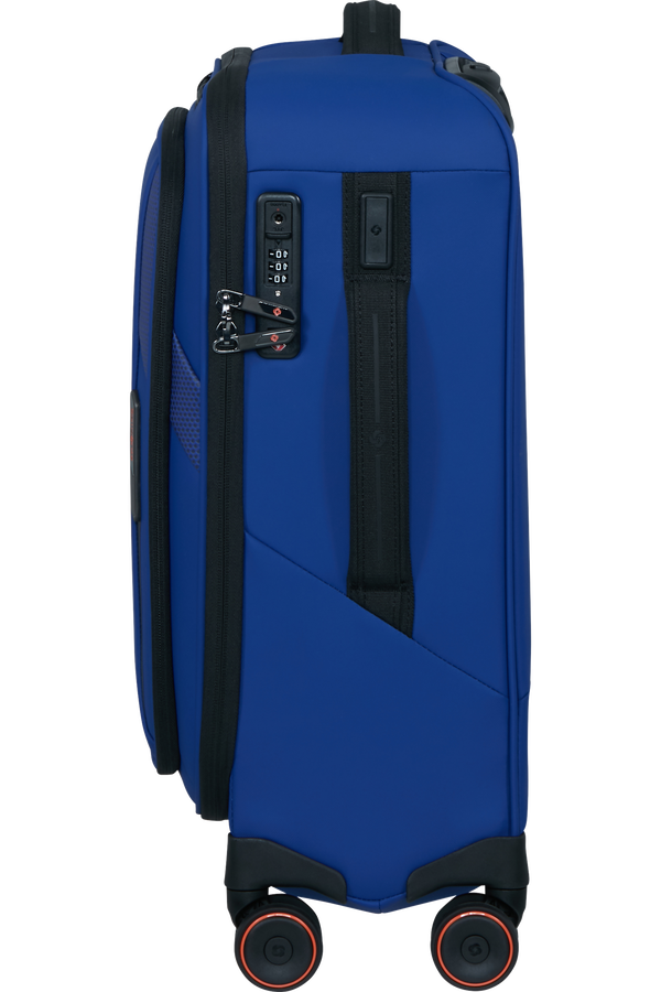 Samsonite Glazed Spinner Expandable 55cm  Elektrisk bl&aring;